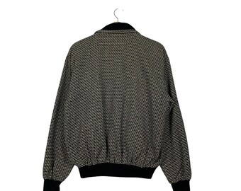 ジャケット・アウター PHENOMENON HOUNDSTOOTH STAND COLLAR JKT Vintage 90's MEN'S JAC Houndstooth Pattern Button Collared
