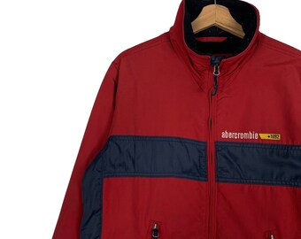 abercrombie 赤 フード付きパーカー 1892 - メルカリ