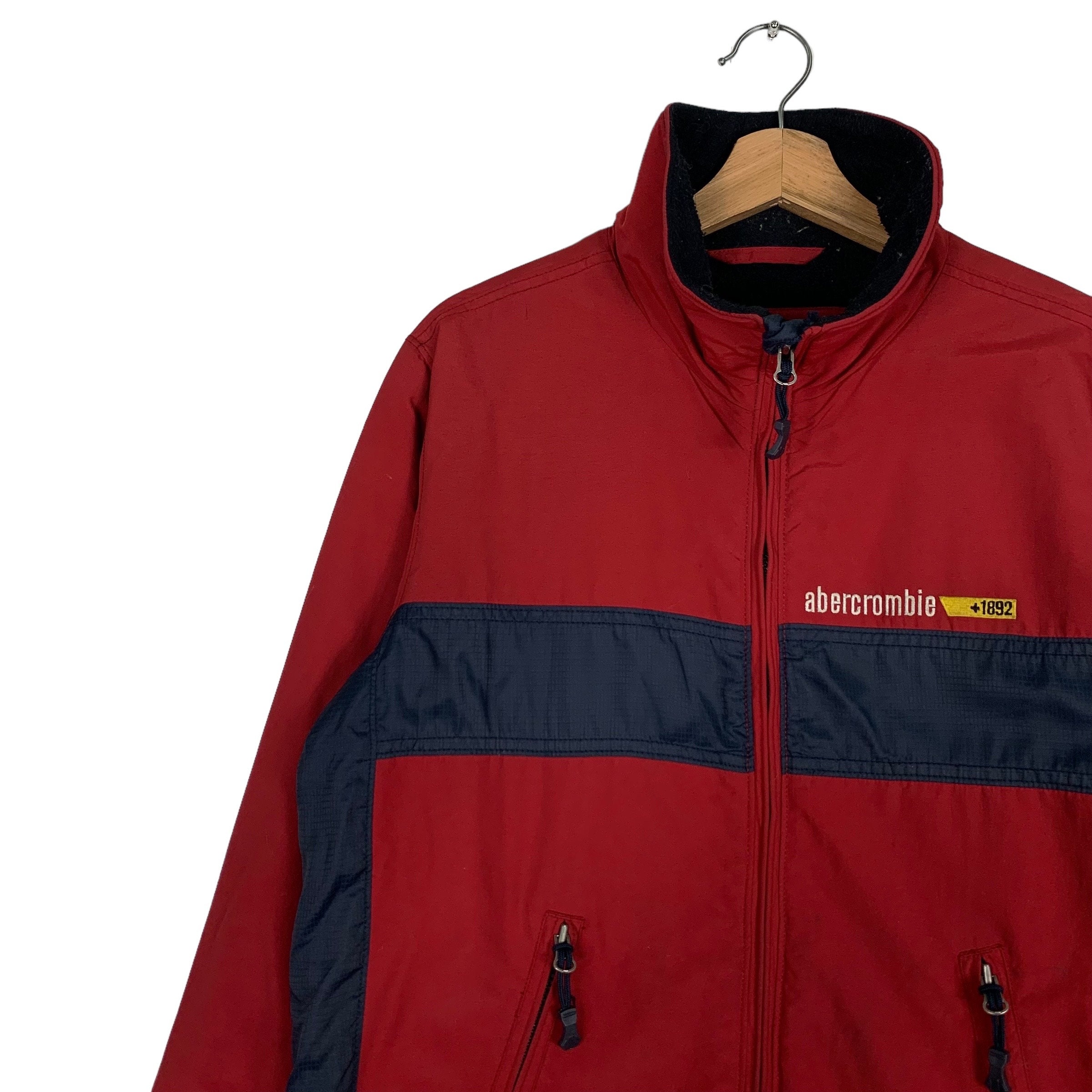 ABERCROMBIE +1892 Mountain Outwear Red Jacket Size XL Outdoor