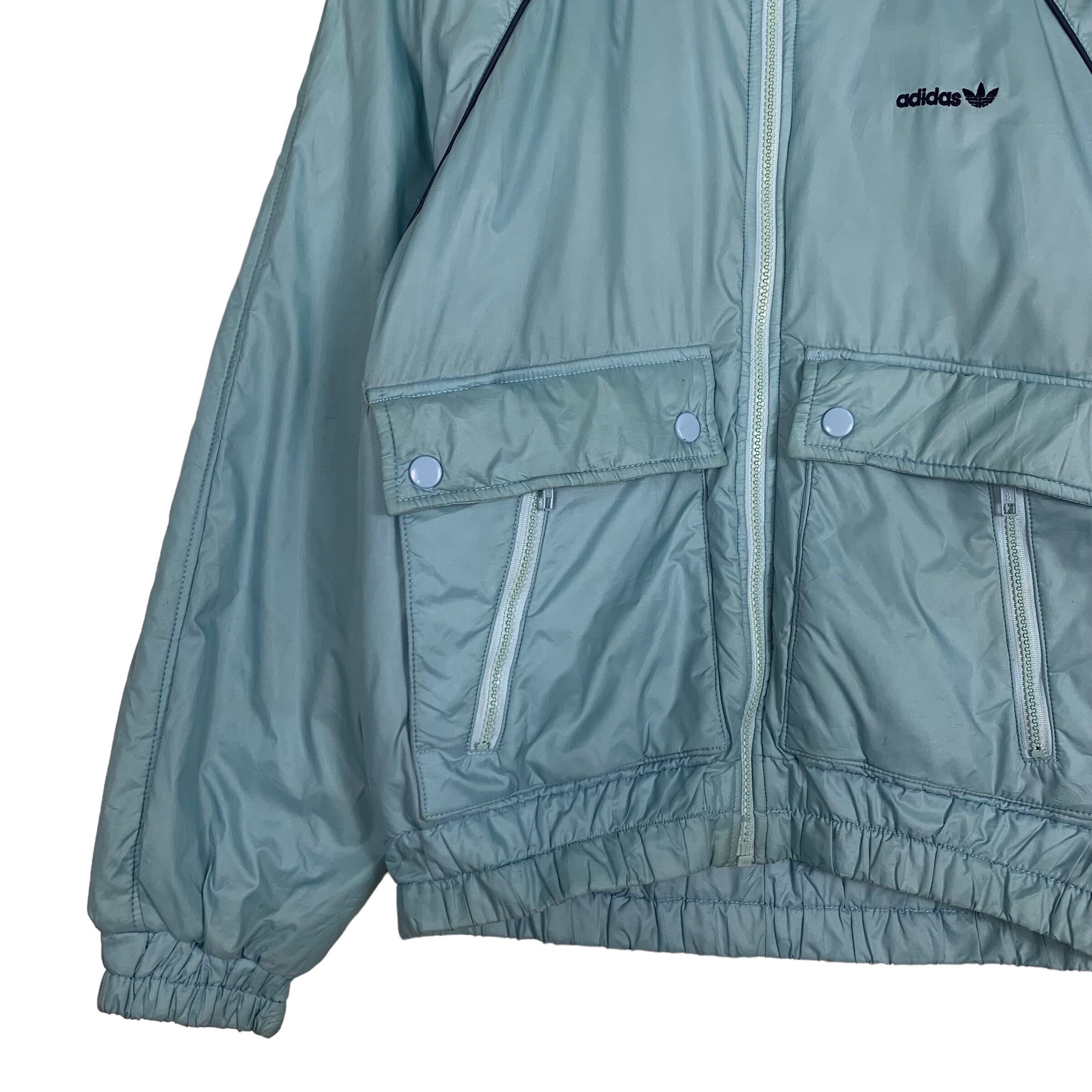 Vintage 90's ADIDAS Descente Trefoil Embroidery Small Logo