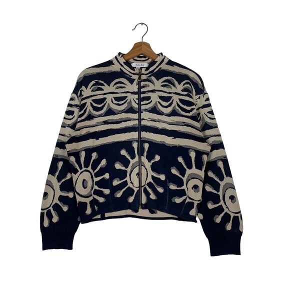 Vintage SAINT JOIE Artwork Design Fullprint Jacket Overprint
