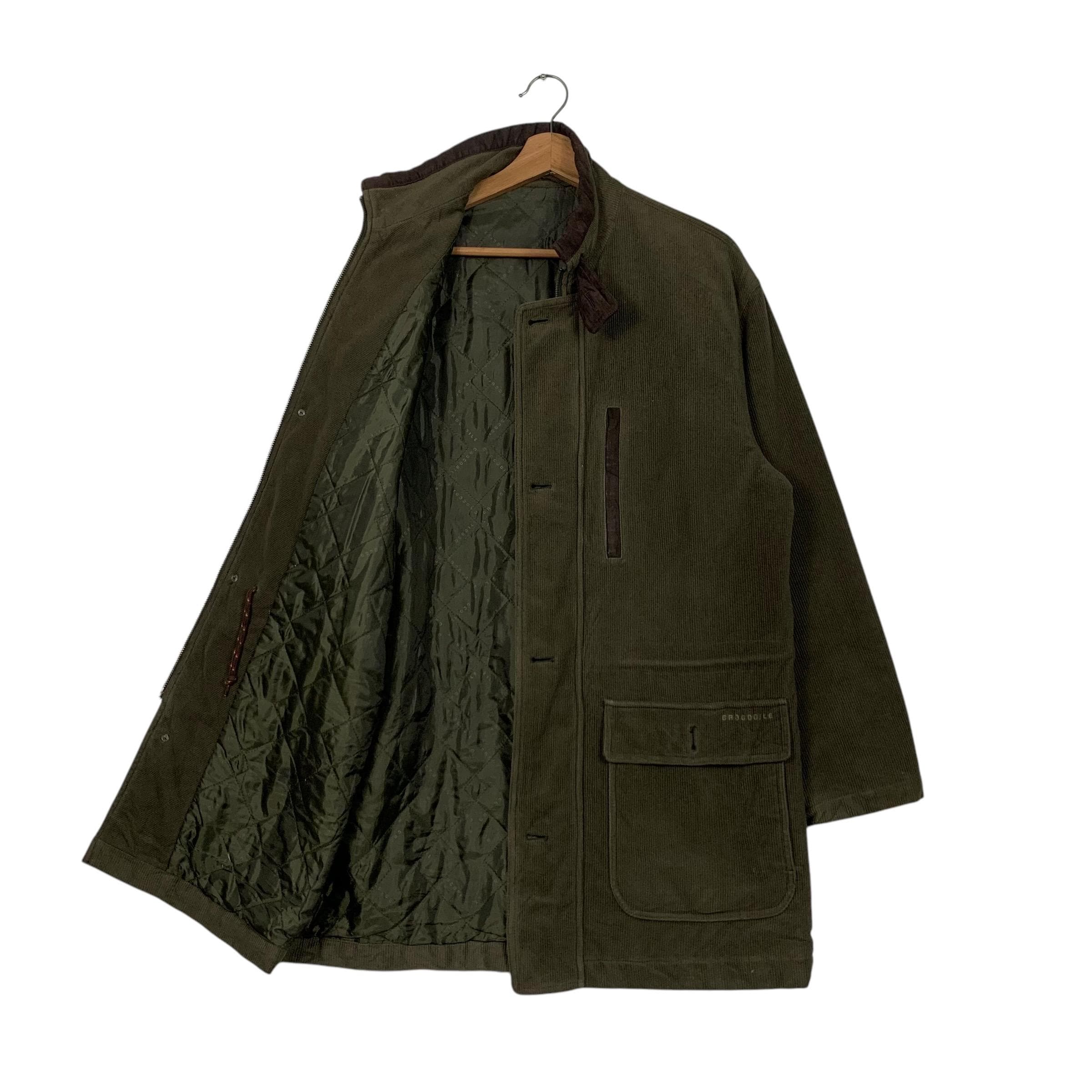 Vintage 90's CROCODILE Button Zipper Casual Jacket Size M Japanese