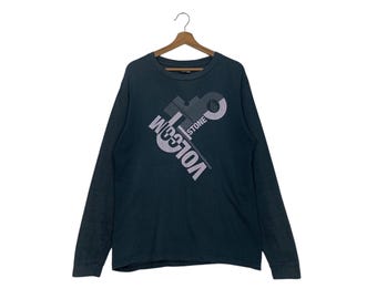 Maglietta a maniche lunghe vintage anni '90 con logo VOLCOM, taglia M, modello #2603-C117