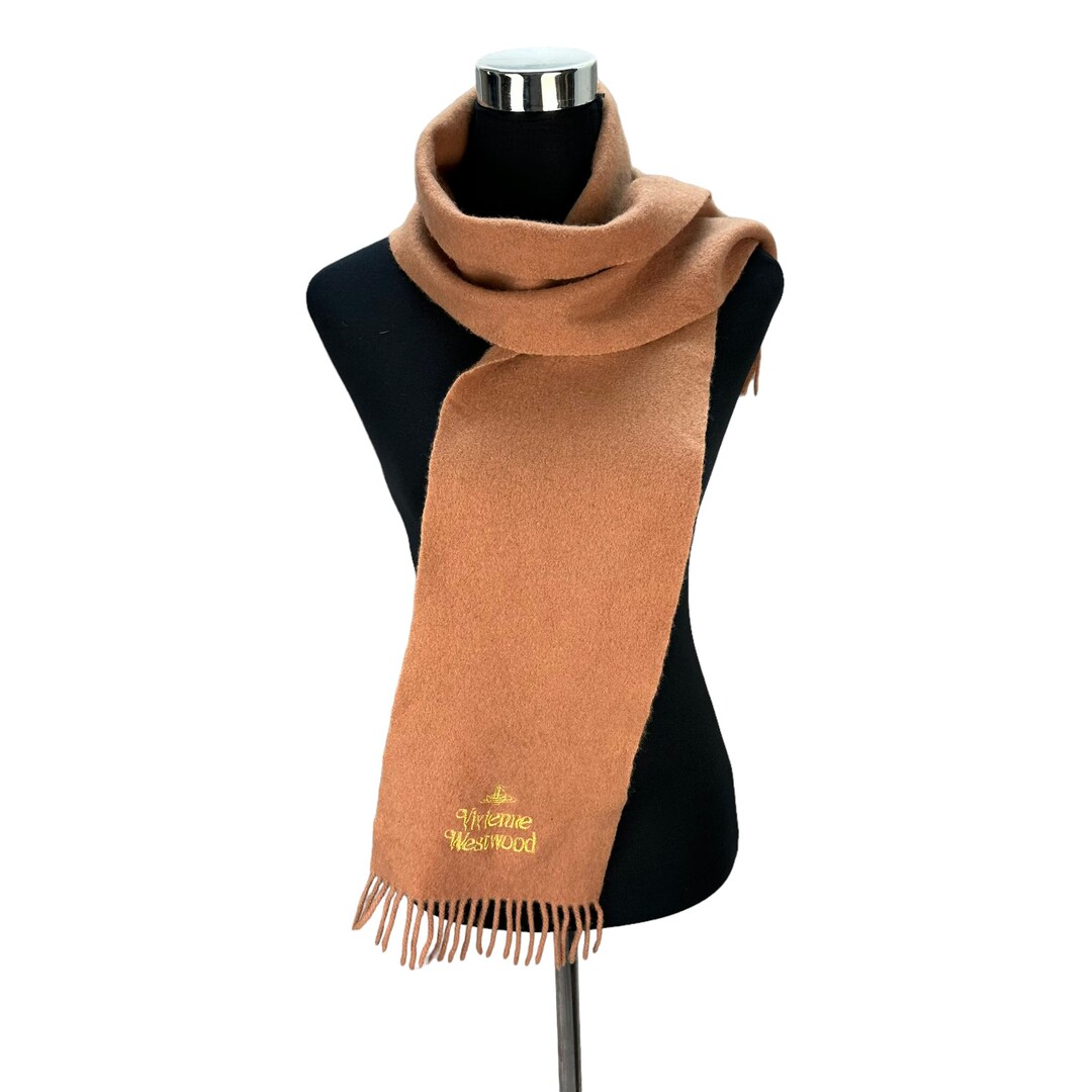 Vivienne Westwood｜MUFFLERS (EMBROIDERED LOGO SCARF (810 Vivienne Westwood Embroidered Logo Scarf White / FedEx | eBay