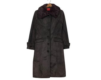 Y2K Plein Sud Leather Patchwork Rabbit Fur Mountain Trapper Vibe