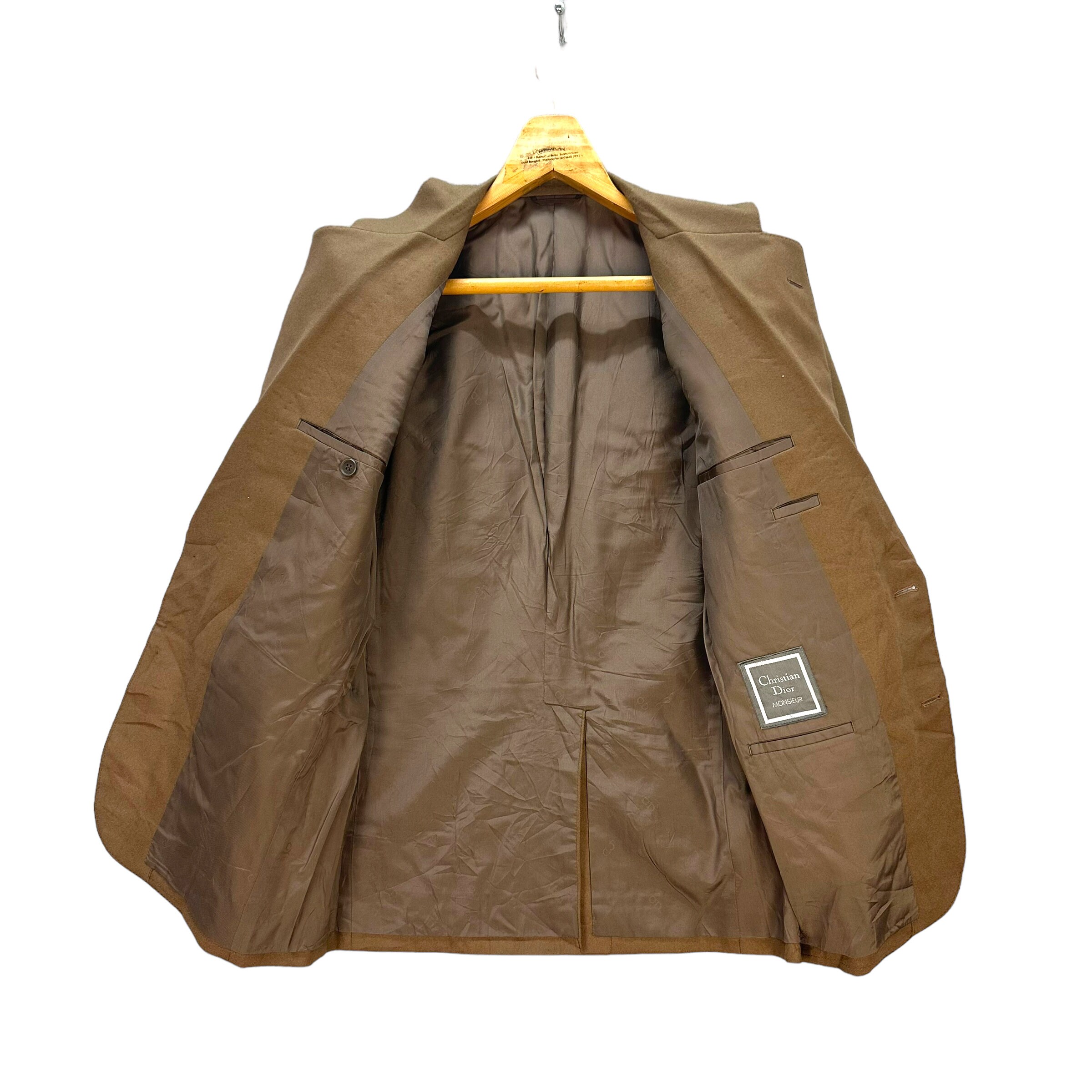 Vintage Christian Dior Monsieur Brown Suit Jacket / Blazers
