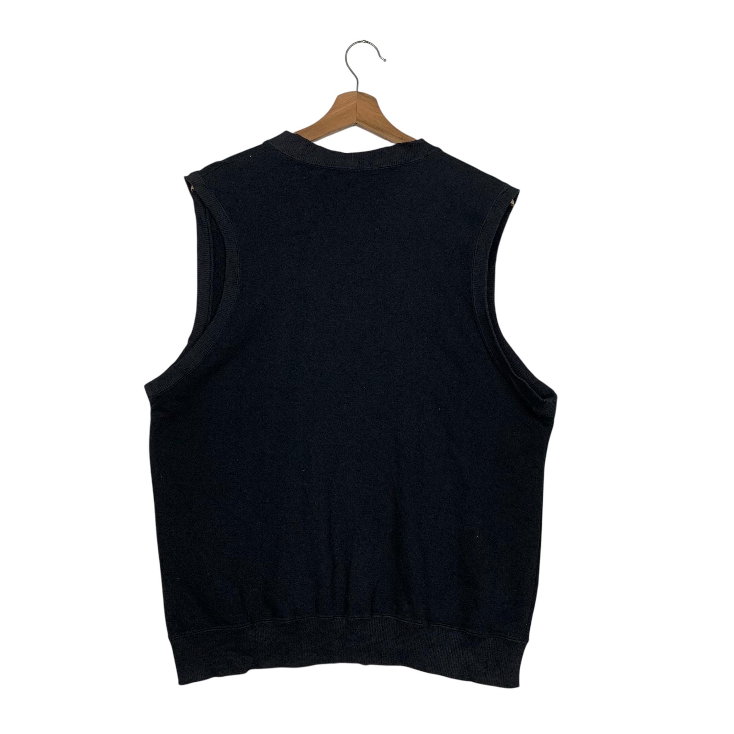 MERCEDES BENZ AMG Sleeveless Cardigan Button Vest Size M #3568