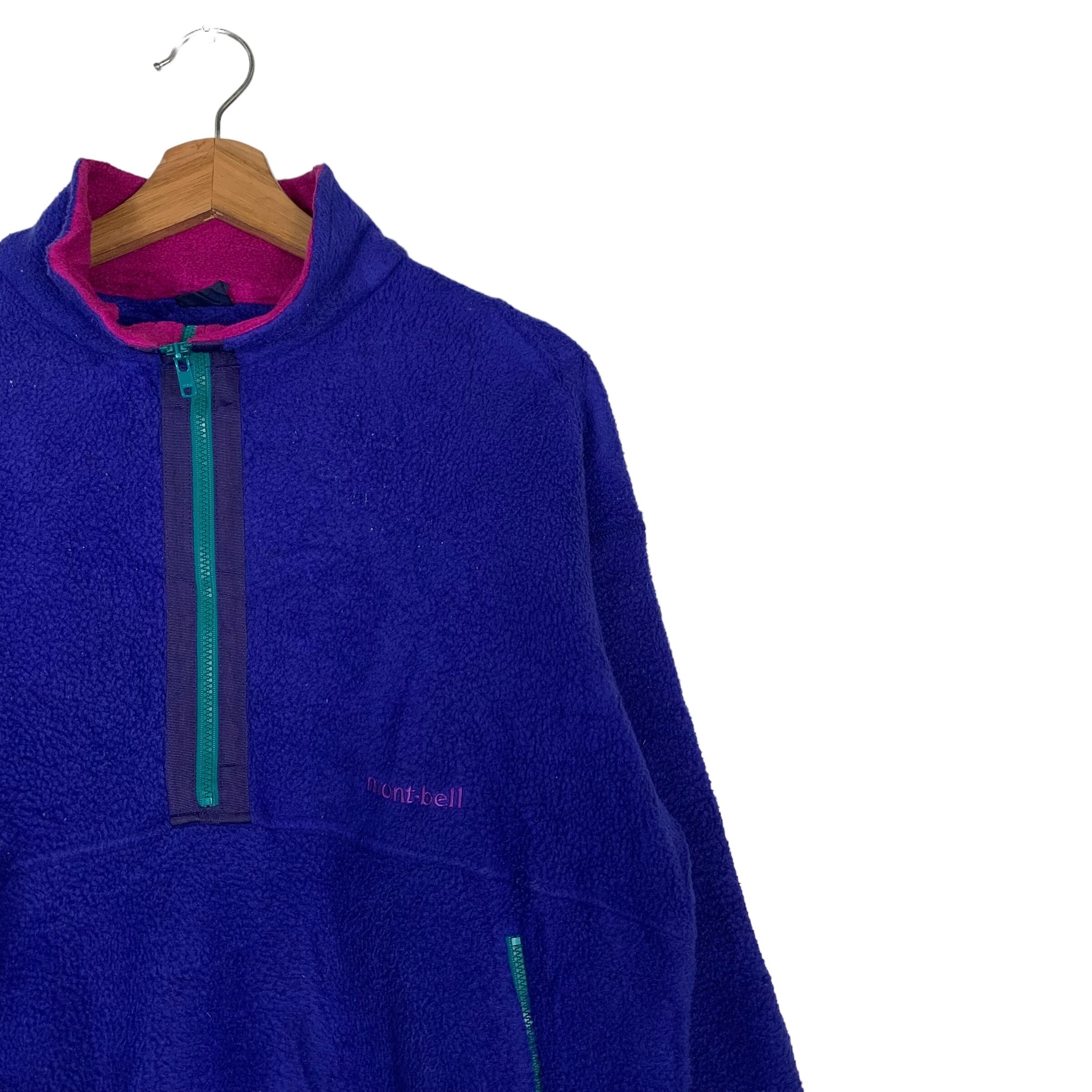 MONTBELL SPORTY PULLOVER 90s Montbell Halfzip Fleece Jumper - 90s \u2013 108WAREHOUSE