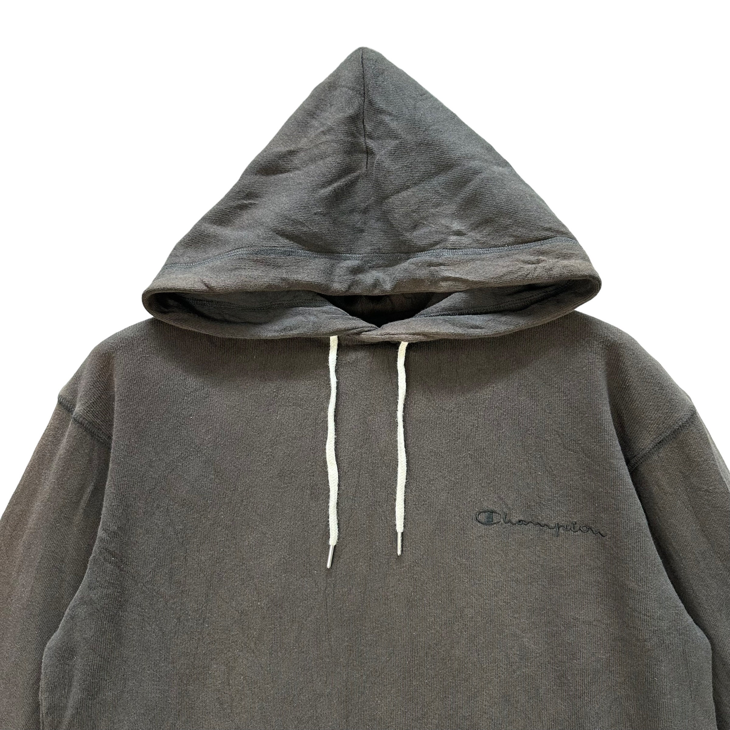 Vintage Champion Sun Faded 3 Quarter Sleeve Pullover Hoodies