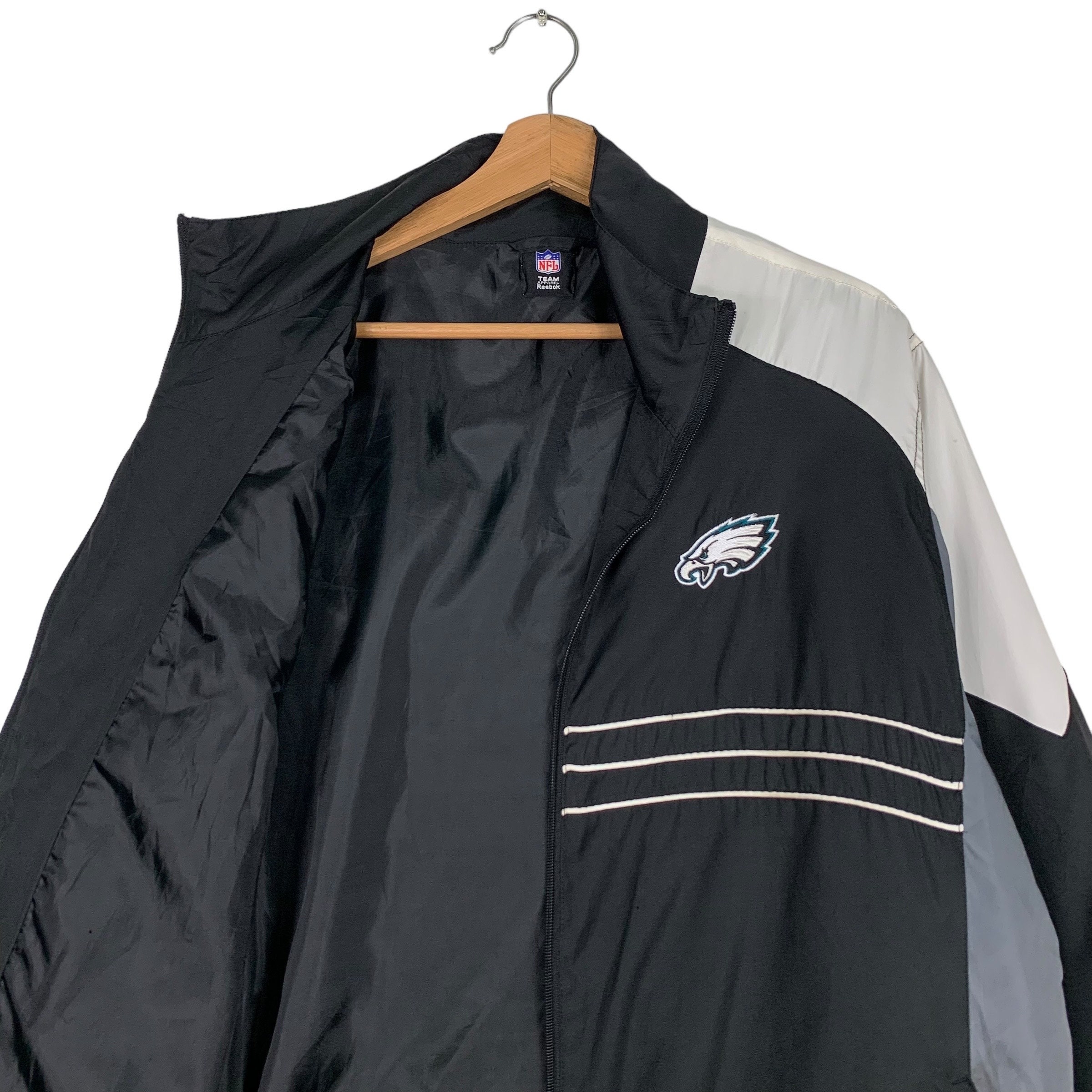 ウォームアップウェア NFL reebok vintage team jacket Vintage NFL TEAM REEBOK Philadelphia Eagles Light Jacket