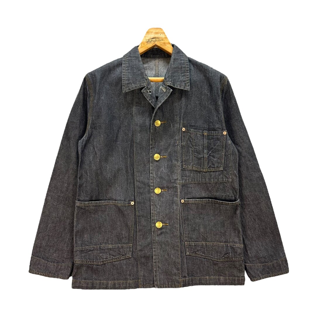 人気のクリスマスアイテムがいっぱい！ PPFM Vintage Three Worker / Size Free Jacket Denim Pocket ジャケット・アウター