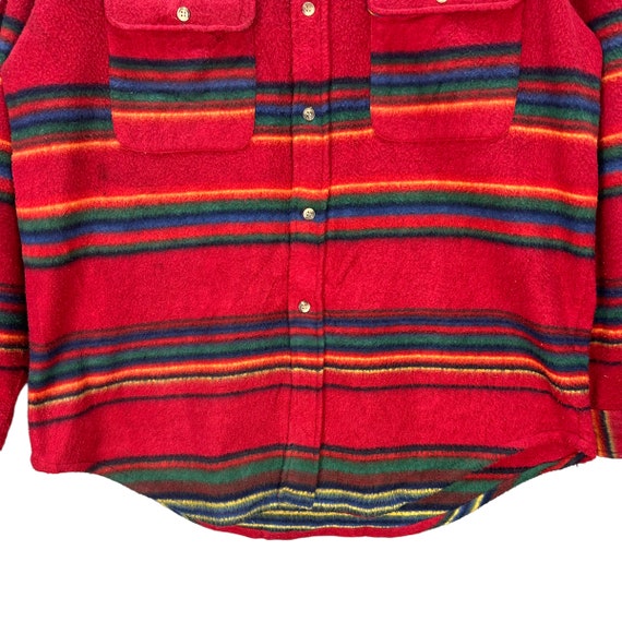 Vintage Japanesed Brand CITY OFFROAD Striped Red … - image 3