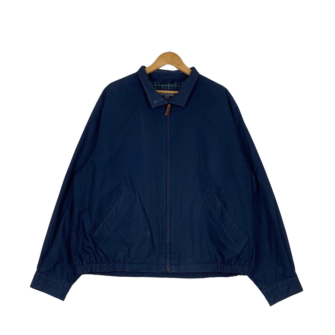ジャケット・アウター 60s 70s USA fade blue harrington jacket Vintage Campus Harrington Jacket Mens Large Blue 1960s Zip