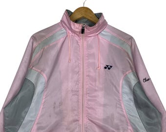 Vintage YONEX Heat Capsule Colorblock Pink Jacket Size L