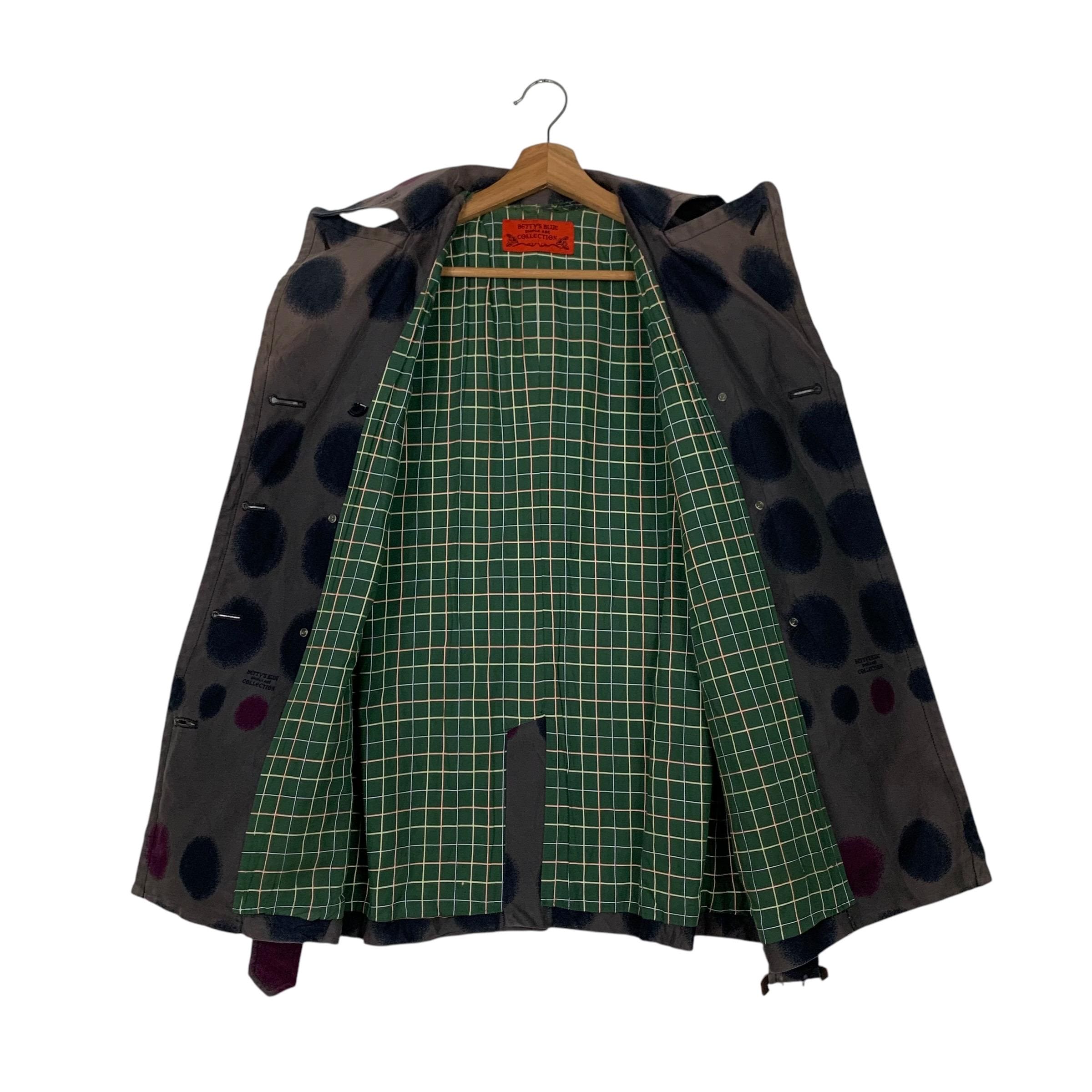 ⭐️BETTY'S BLUE⭐️SHINJI ABE コート Women Betty's Blue Shinji Abe Jacket Japanese Vintage Pit18