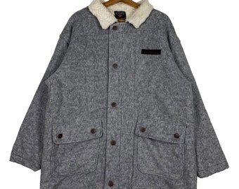 Vintage 90's CHAPS RALPH LAUREN Sherpa Fleece Jacket Size L #0041-C3