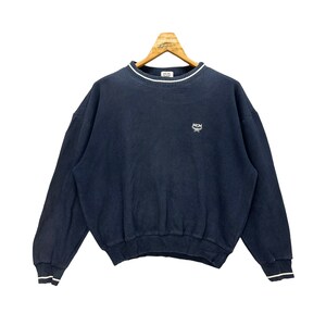 Vintage MCM LEGERE Embroidery Small Logo Sweatshirts Sweater #8309-003