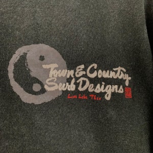 Vintage 90's T&C SURF Designs Big Logo Surfwear Tees Size M Beachwear Surfboard wear #0161-C8 image 8