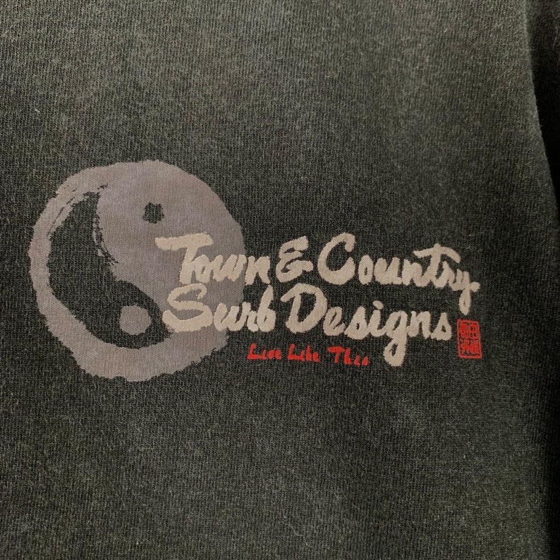 Vintage 90's T&C SURF Designs Big Logo Surfwear Tees Size M Beachwear Surfboard wear #0161-C8 image 8