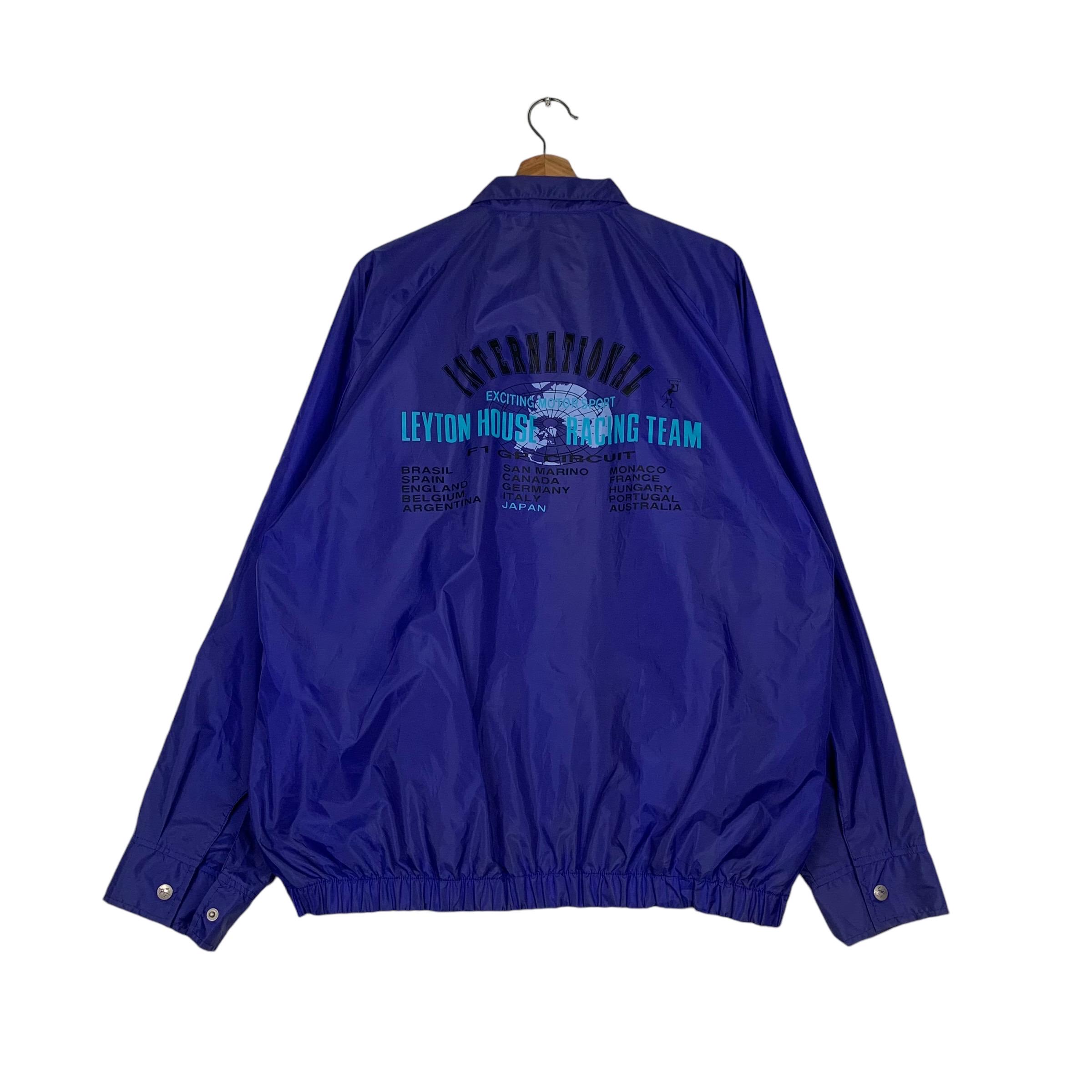 LEYTON HOUSE ヴィンテージターコイズ ジャケット　美品 Vintage-Leyton-House-F1-1990-