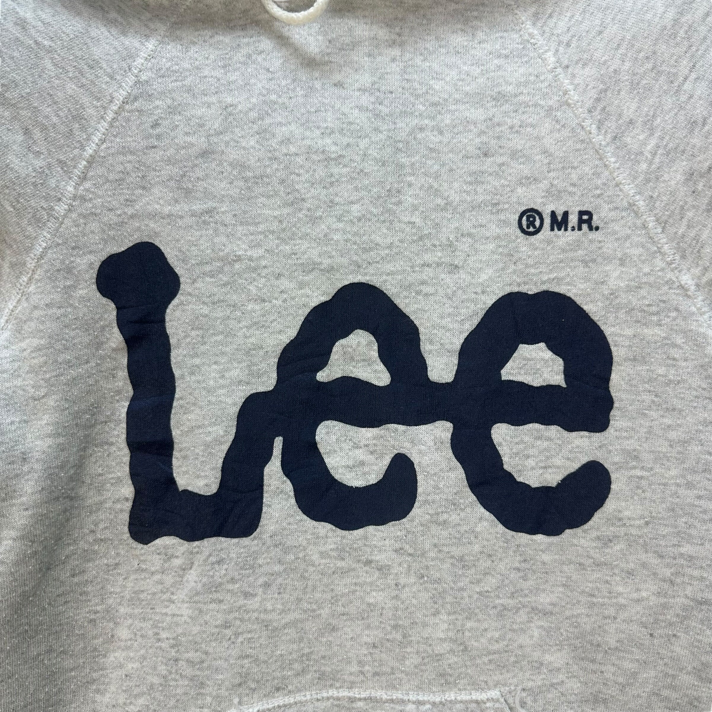 Vintage 90's LEE Made in USA MR Lee Big Logo Pullover Hoodies
