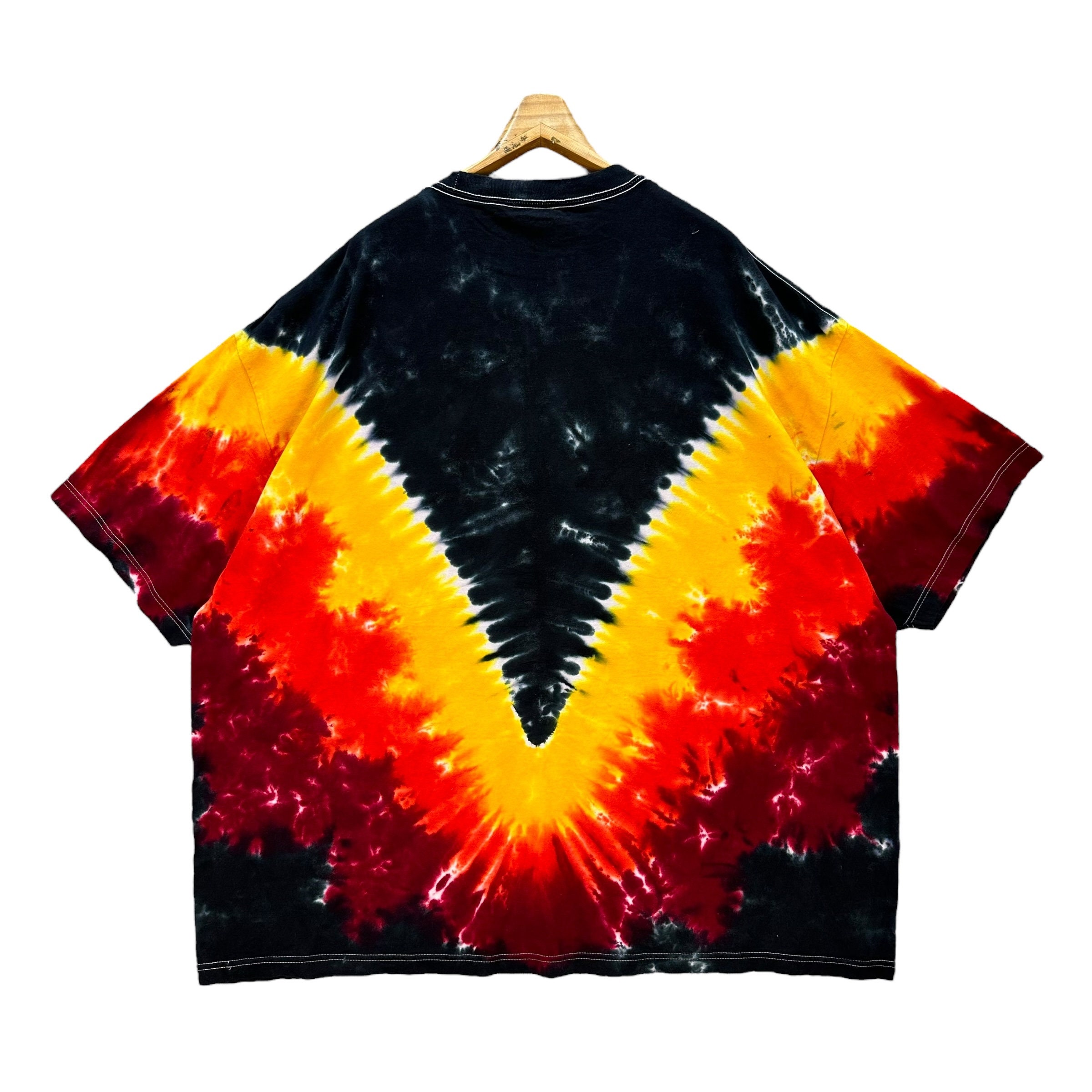 ヴィンテージ Y2K ACDC リキッドブルー タイダイ Tシャツ ビッグ