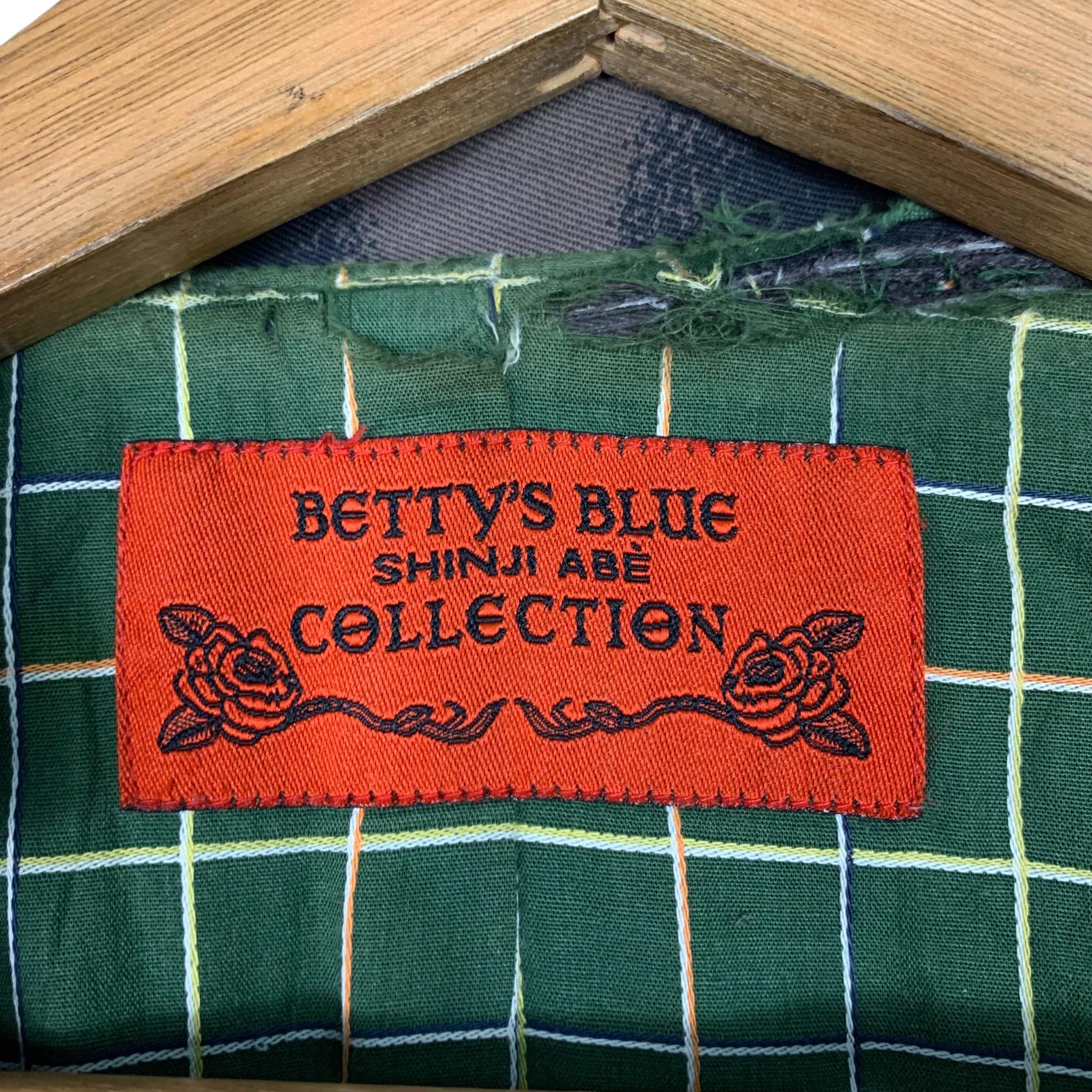 Vintage BETTY'S BLUE Shinji Abe Collection Polka Dot Belted