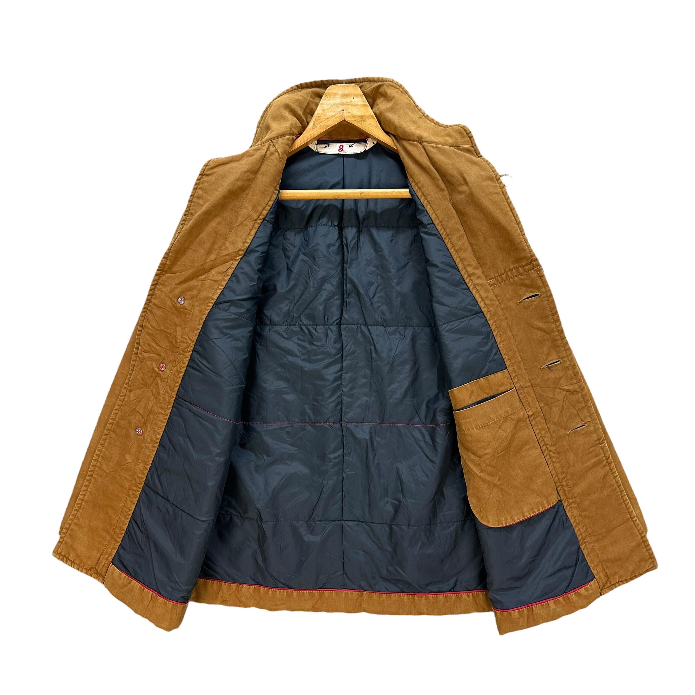 y様 ジャケット Y2k Vintage 45rpm Studio Asymmetrical Toggle Button Tan Coat