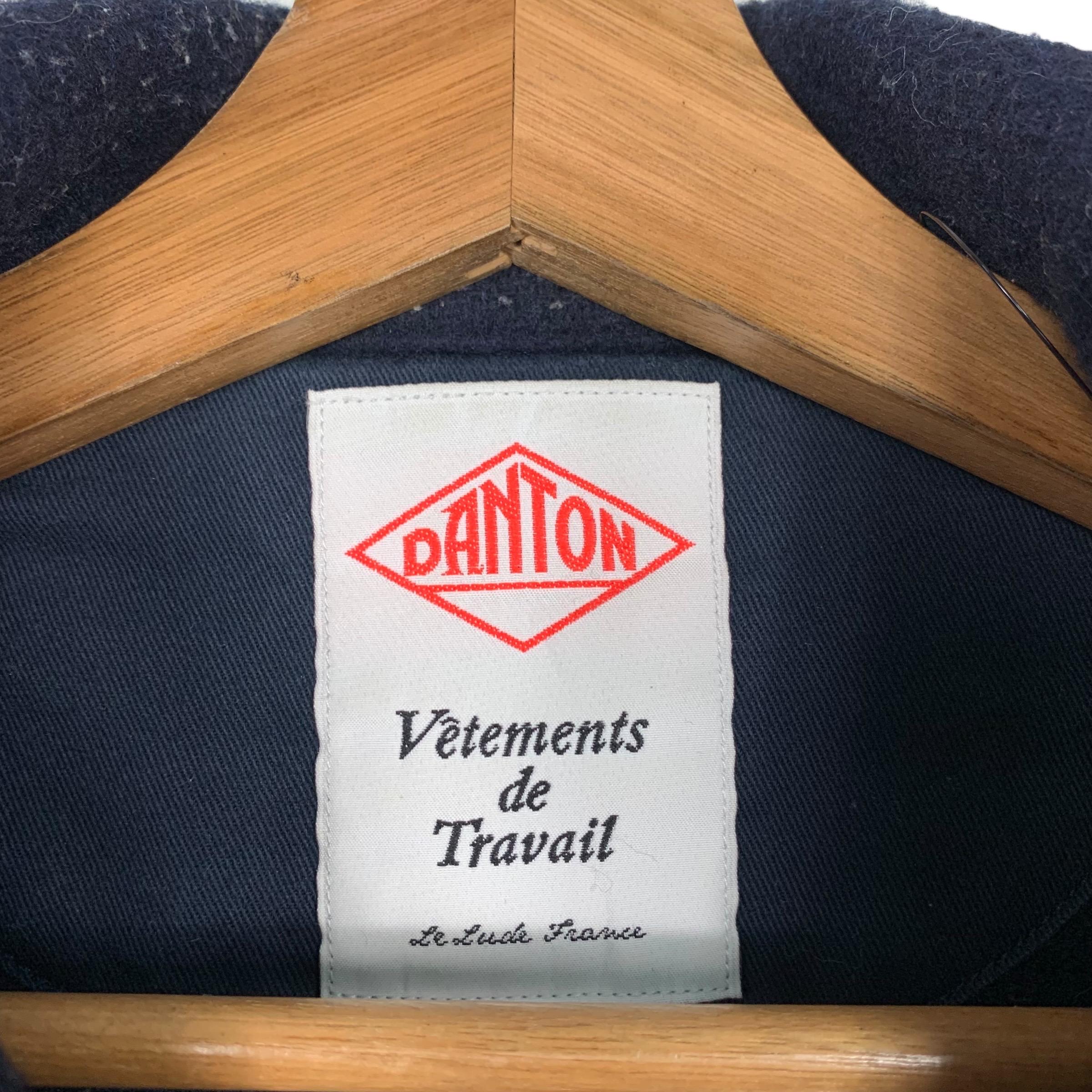 Vintage DANTON Vetements De Travail Wool Button Jacket Men's Size