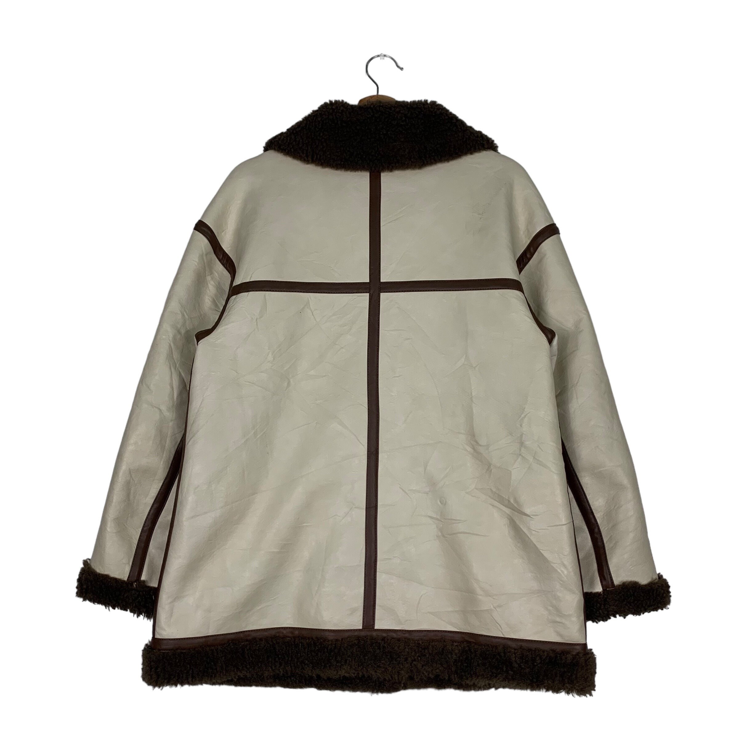 MURUA Asymmetrical Sherpa Jacket Size S Japanese Designer Avant 