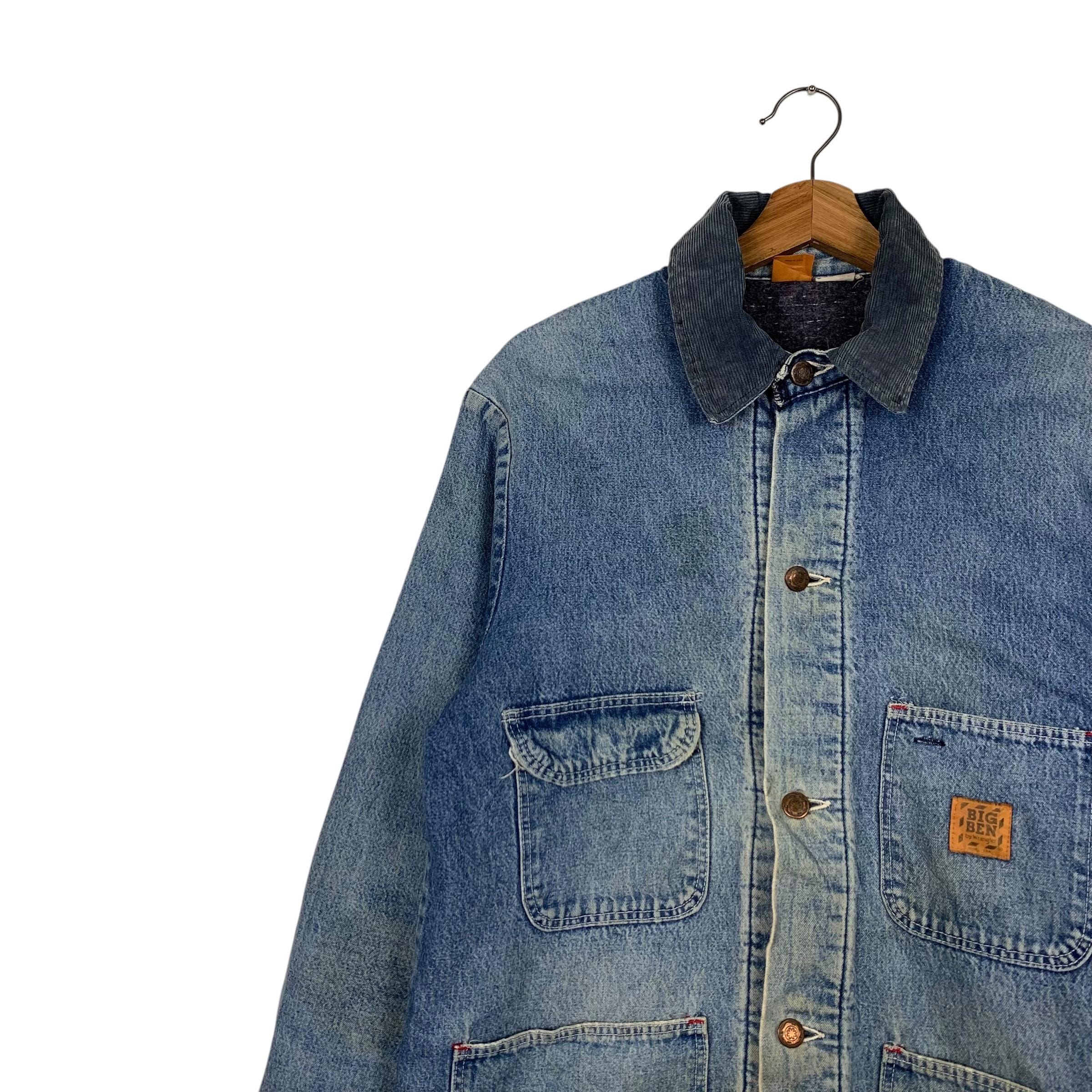 Vintage 80's BIG BEN by Wrangler Made in Usa Blanket Lined Denim