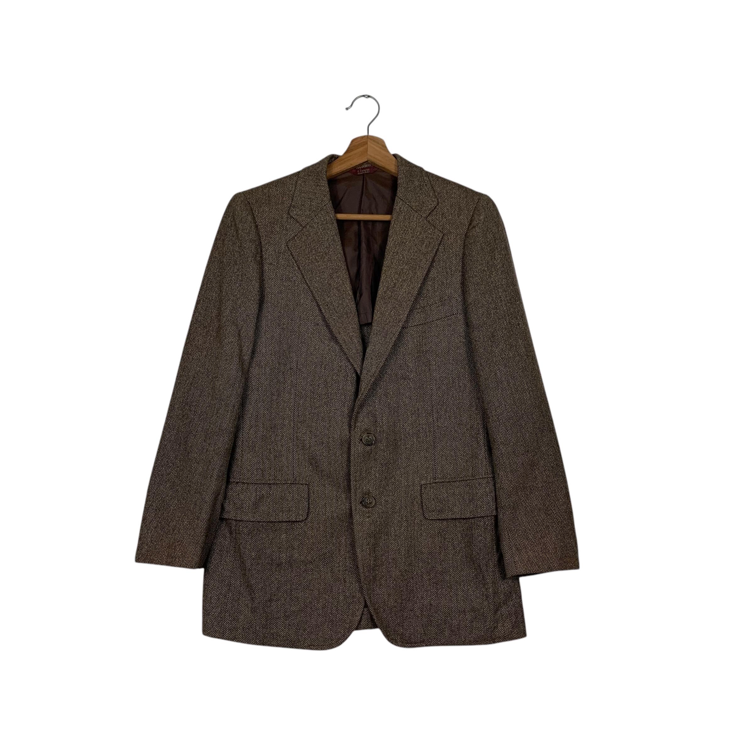 Chaps Ralph LaurenウールジャケットMサイズ Vintage 90's CHAPS RALPH LAUREN Herringbone Wool Blazers Men's
