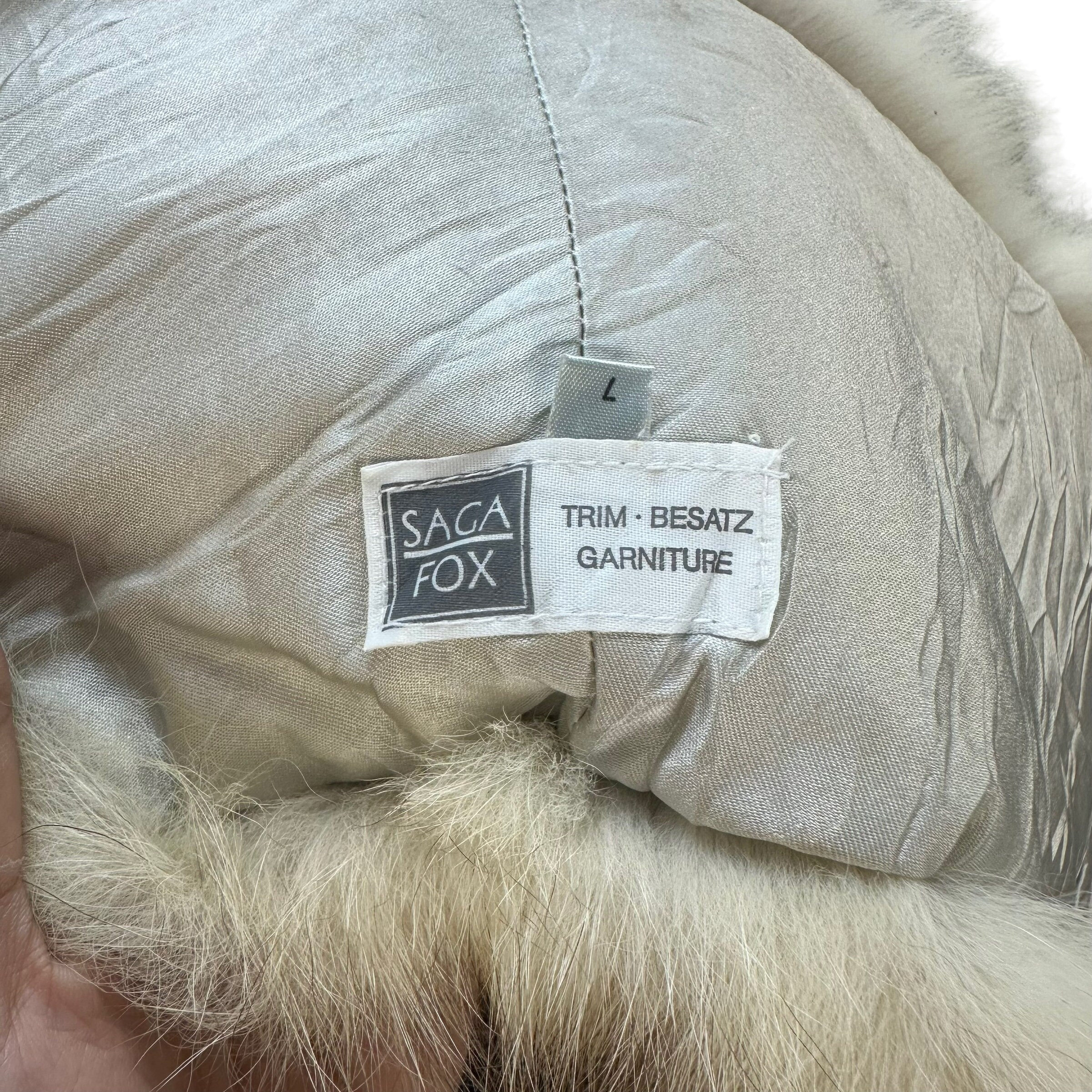 Saga Fox Trim Besatz Garniture Real Fur | eBay