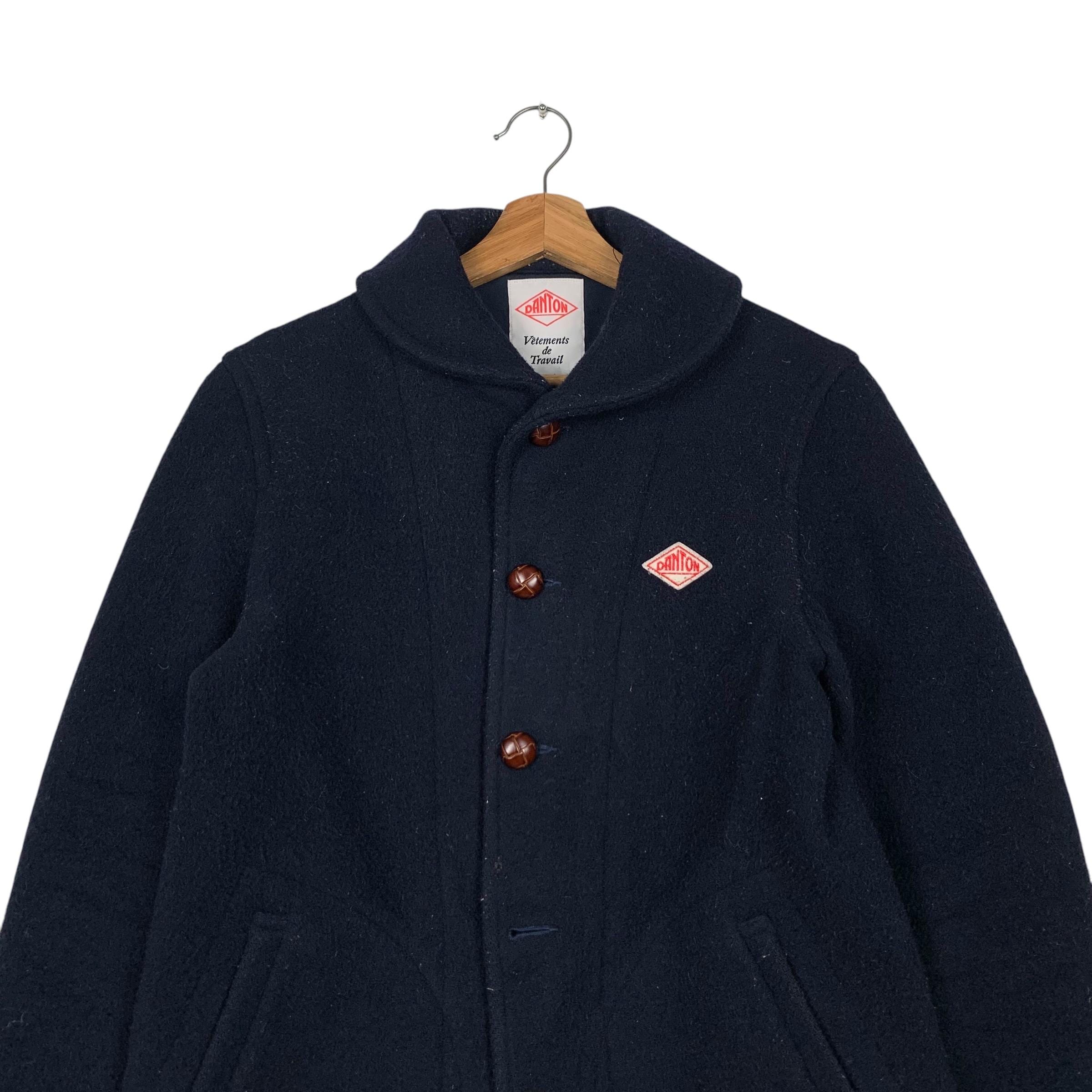 DANTON Vêtements de Travail ジャケット 40 Vintage DANTON Vetements De Travail Wool Button Jacket Men's Size