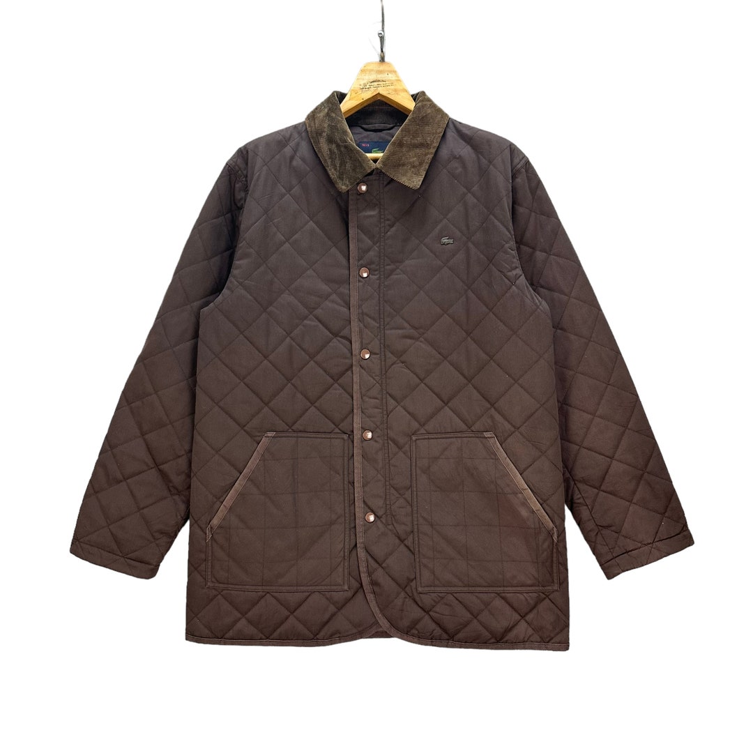 Jaqueta acolchoada vintage LACOSTE tamanho 52 Jaqueta longa