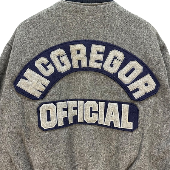 ジャケット・アウター 80s vintage McGREGOR wool bomber jacket Vintage 80s Mcgregor Varsity Jacket Size M - Etsy