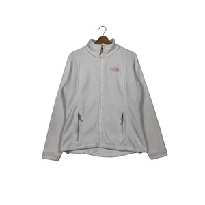 THE NORTH FACE Embroidery Small Logo Fleece Jacket Women&#39;s Size L #2339-C105