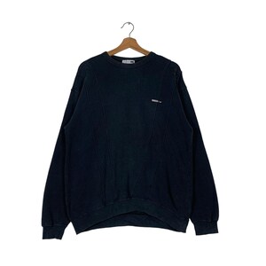 Vintage YAMAHA Embroidery Small Logo Sweatshirt Size L Pullover Sweater Jumper Yamaha Racing Japanese Brand Motorsport #1202-C55