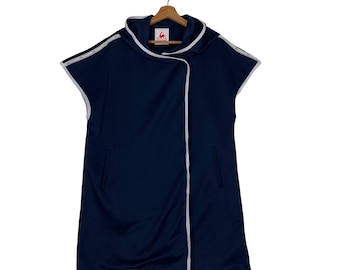 LE COQ SPORTIF Bluza z kapturem bez rękawów Rozmiar L Sportowa bluza z kapturem Kamizelka do biegania Joggers #0125-C7