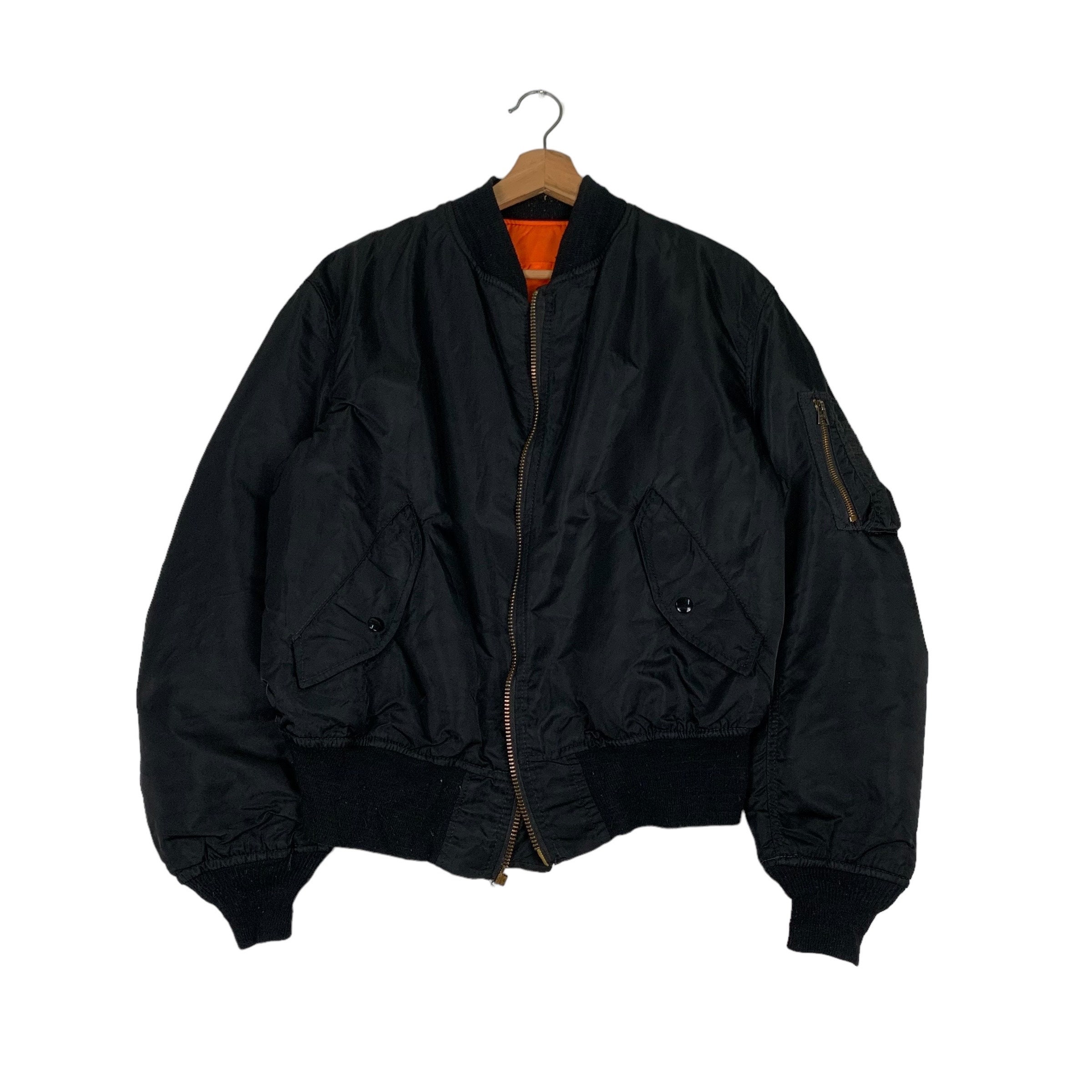 Vintage Alpha Industries Made in Usa MA1 Flight Jacket Size Vintage Alpha Industries Made in Usa MA1 Flight Jacket Size