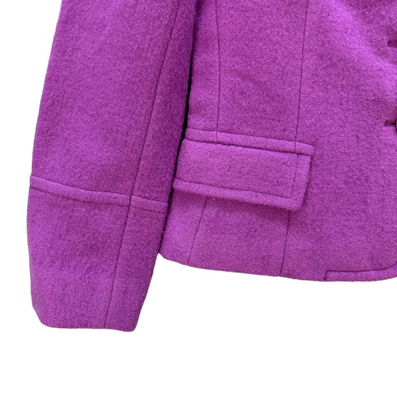 Vintage Max Mara Weekend Line Purple Wool Double … - image 4
