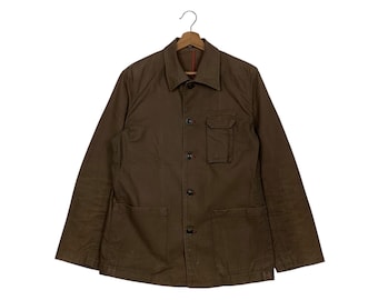 Iconic! Vintage Tornado Mart Flower Monogram Button Down Jacket