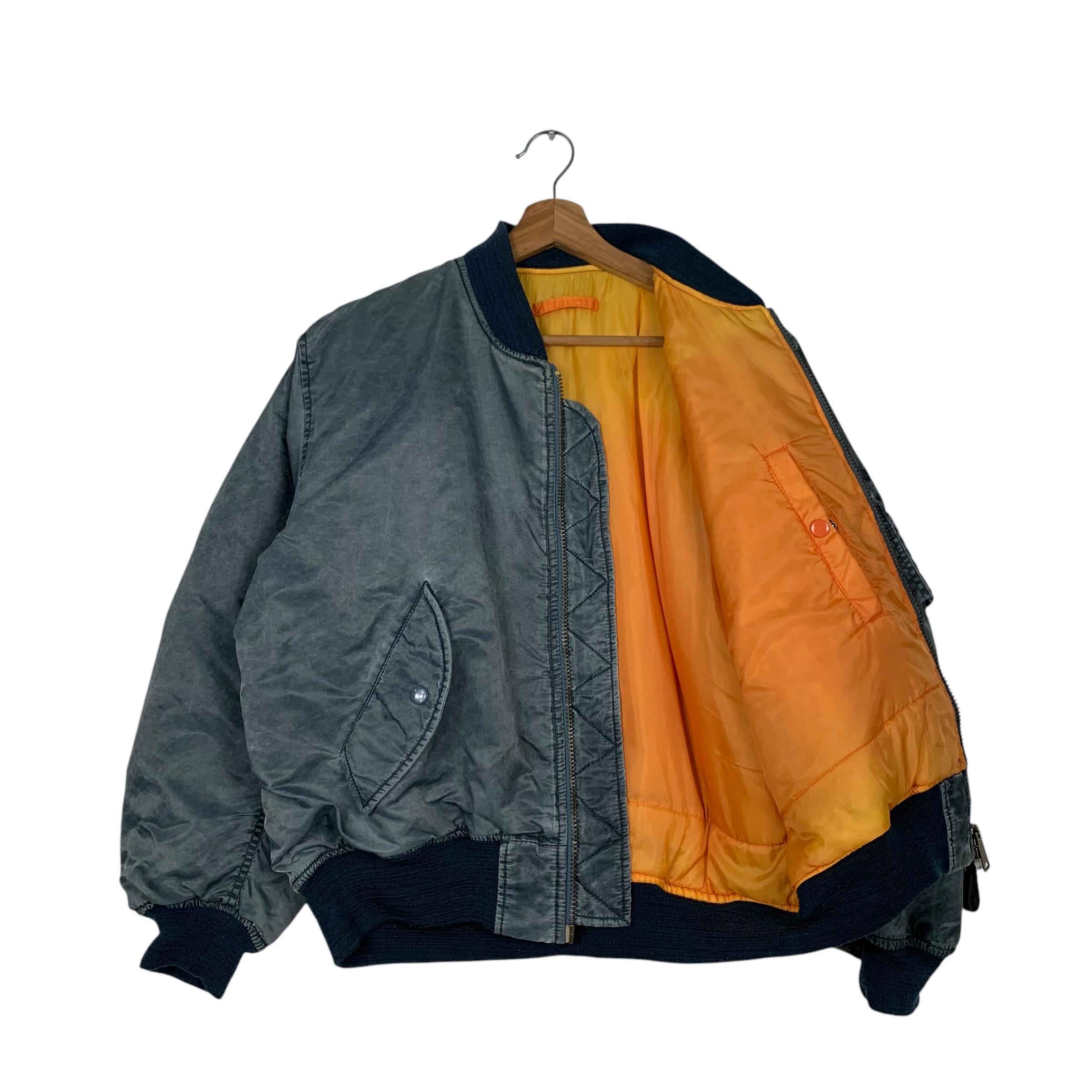 Vintage 90's MA1 Bomber Jacket Men's Size M Usaf Flight