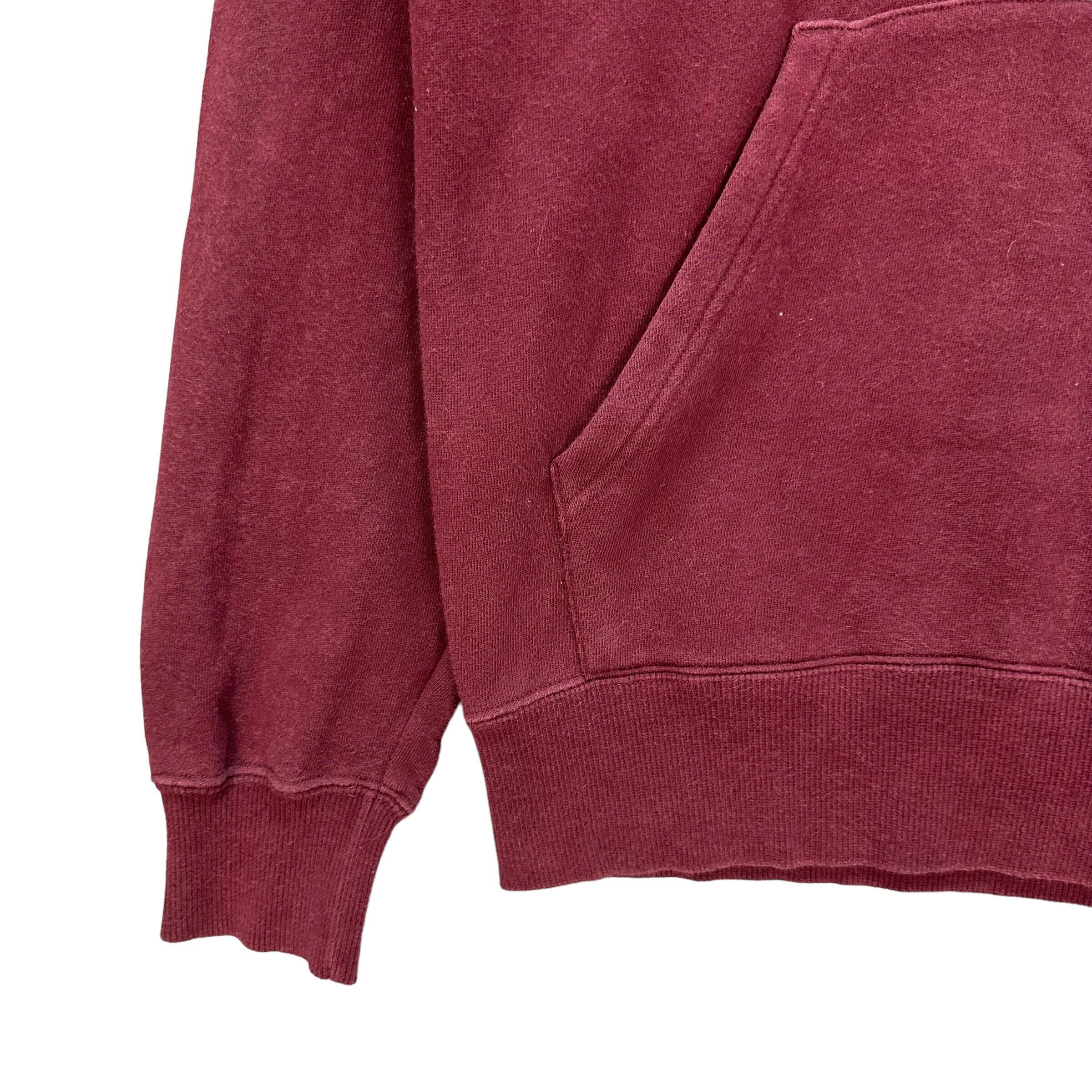 Vintage CHAMPION Pullover Maroon Hoodies Sweatshirts Size M #8836