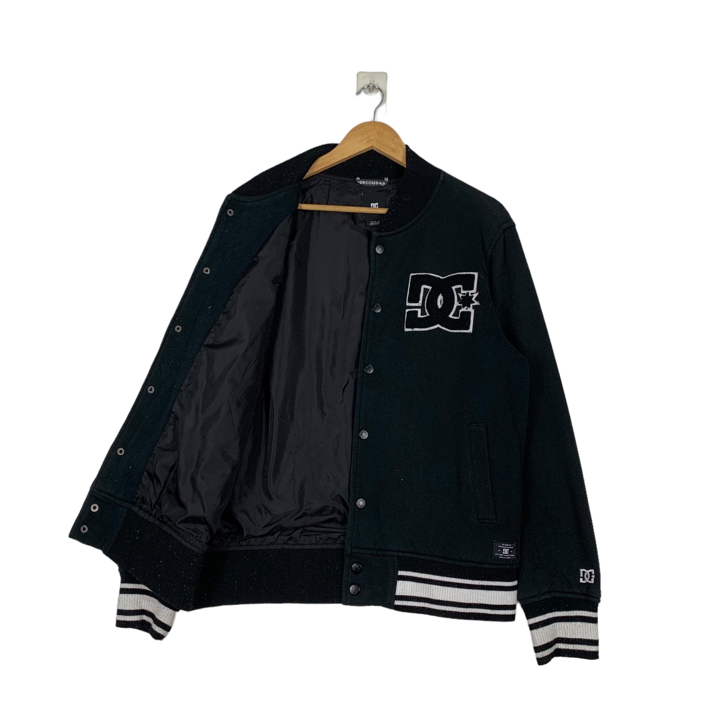 Vintage DC Shoe Company Big Logo Varsity Jacket Men's Size M Vintage DC Shoe Company Big Logo Varsity Jacket Men's Size M