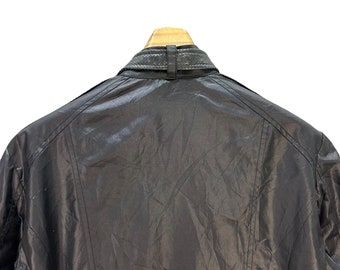 Vintage 5351 Pour Les Hommes Black Leather Jacket Size 4 Japanesed