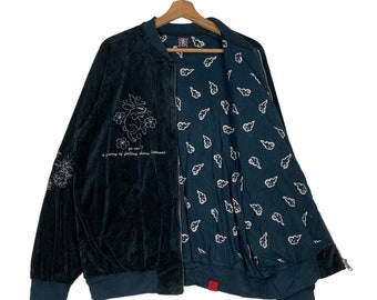 Vintage Japanese Brand GO COOL Power's Rock Embroidery Logo