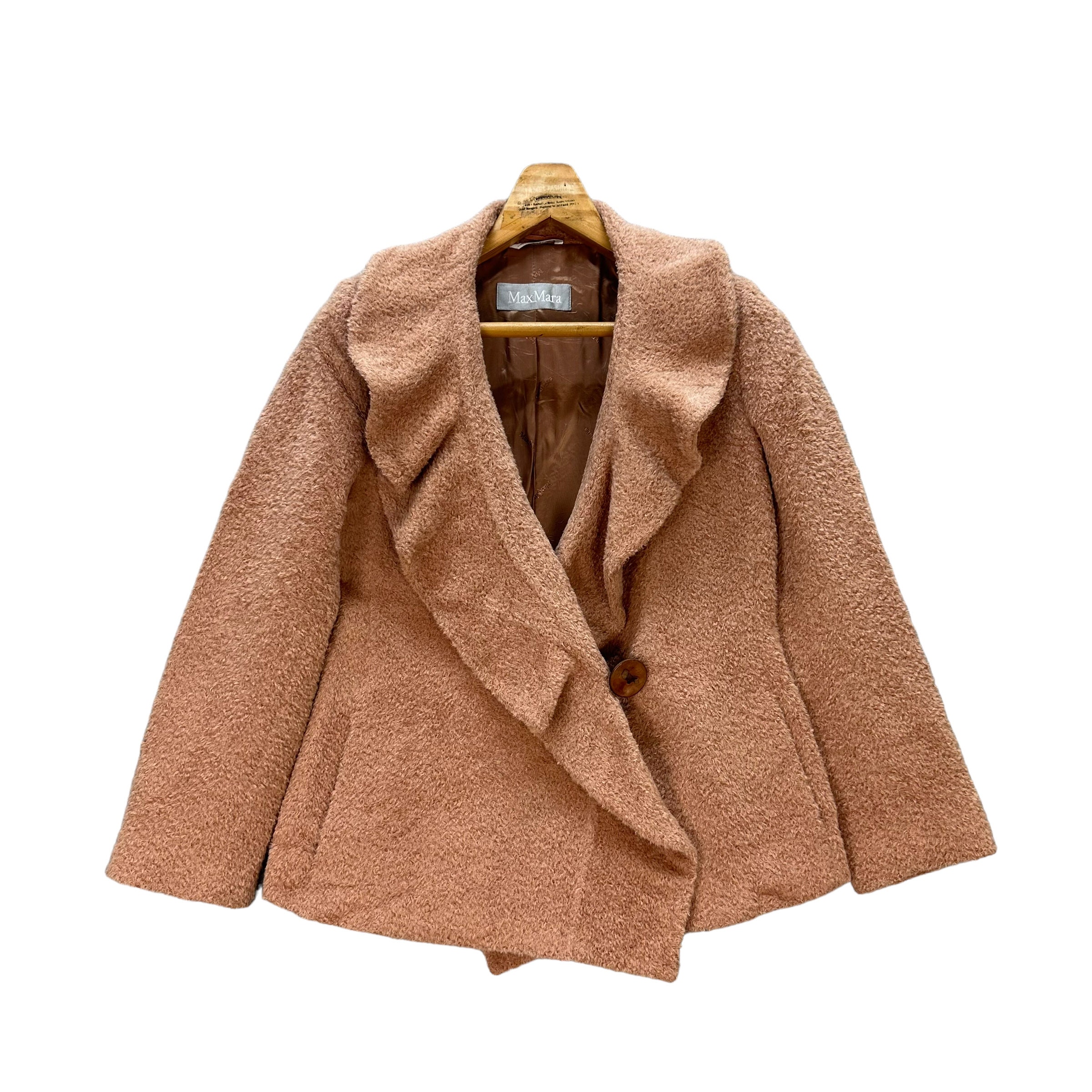 ジャケット・アウター made in italy MaxMara long coat el Max Mara Tie-detailed Long-sleeved Coat | italist