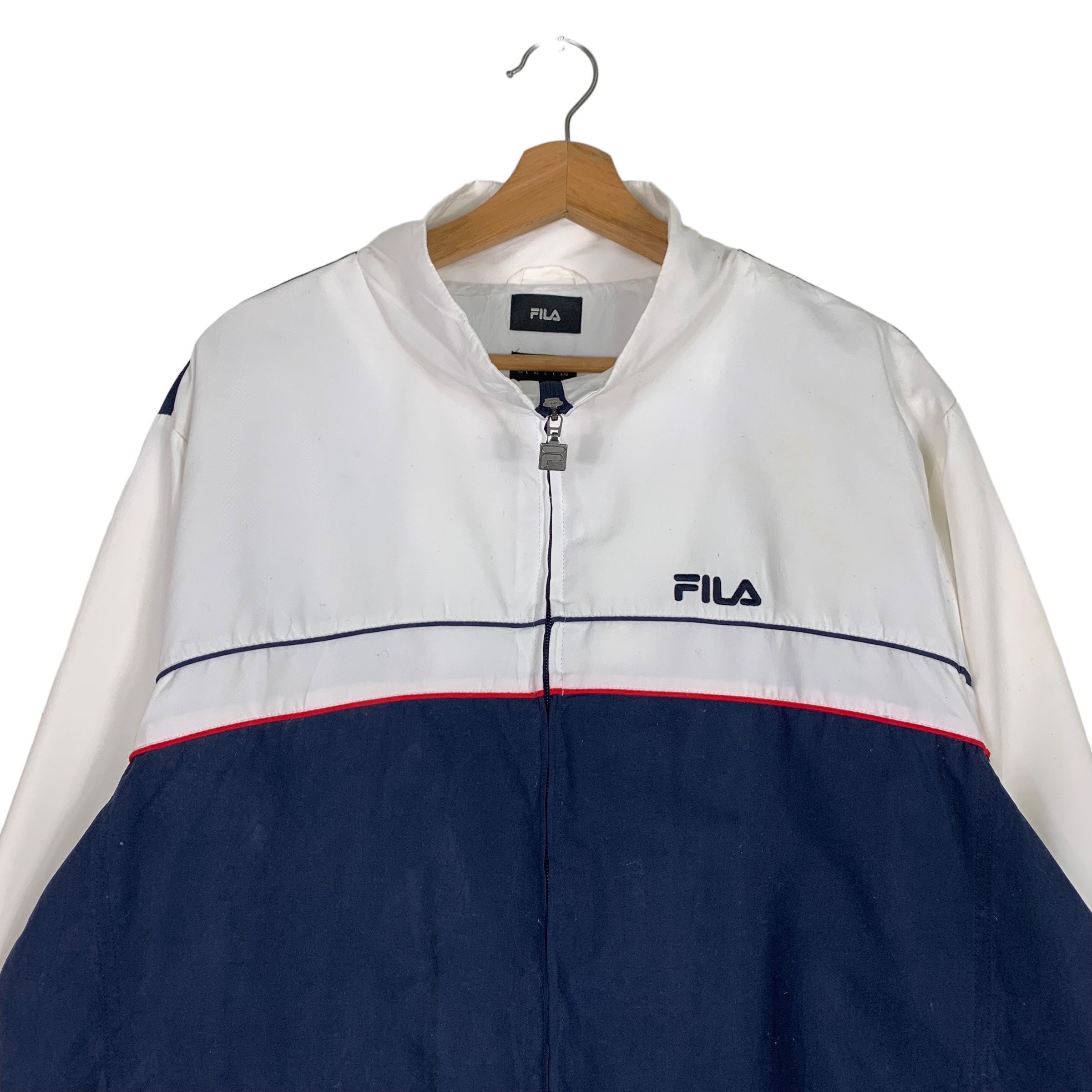 Vintage FILA Colorblock Light Jacket Size L Windbreaker