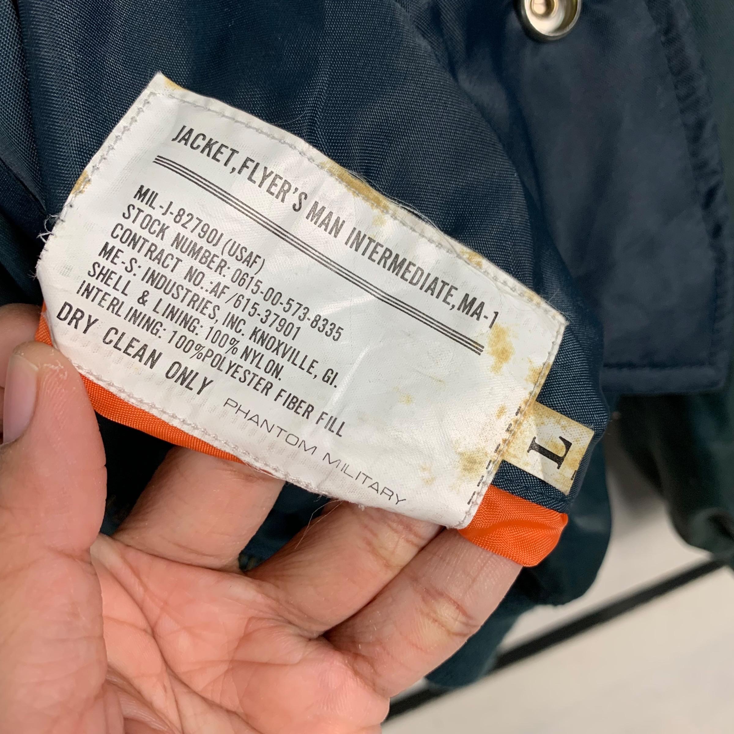 ヴィンテージ 90年代 PHANTOM MILITARY MA1 フライト ボンバー